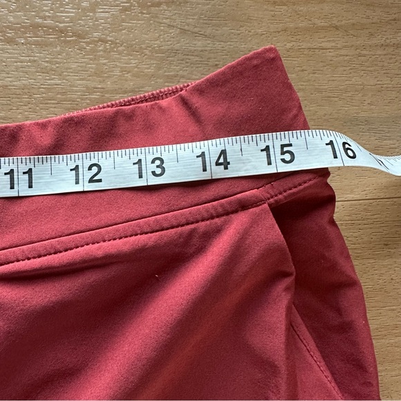 Athleta Brooklyn Ankle Pant Cinnamon Red Travel Lightweight Business Casual Pant - Picture 7 of 14